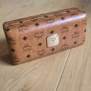 MCM Brown Leather Men's Sunglasses Case